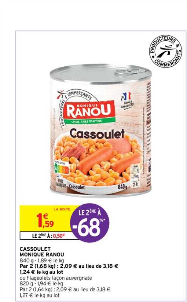 cassoulet monique ranou