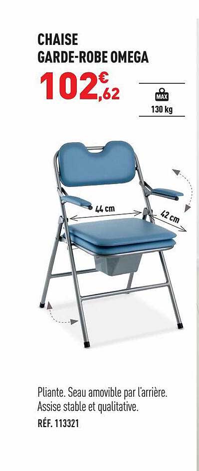 chaise garde-robe omega