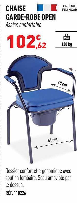 chaise garde-robe open