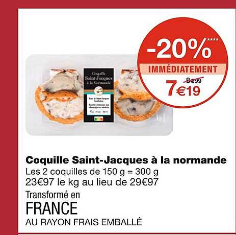 coquille saint-jacques à la normande