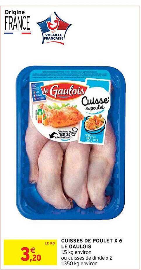 Cuisses De Poulet X6 Le Gaulois