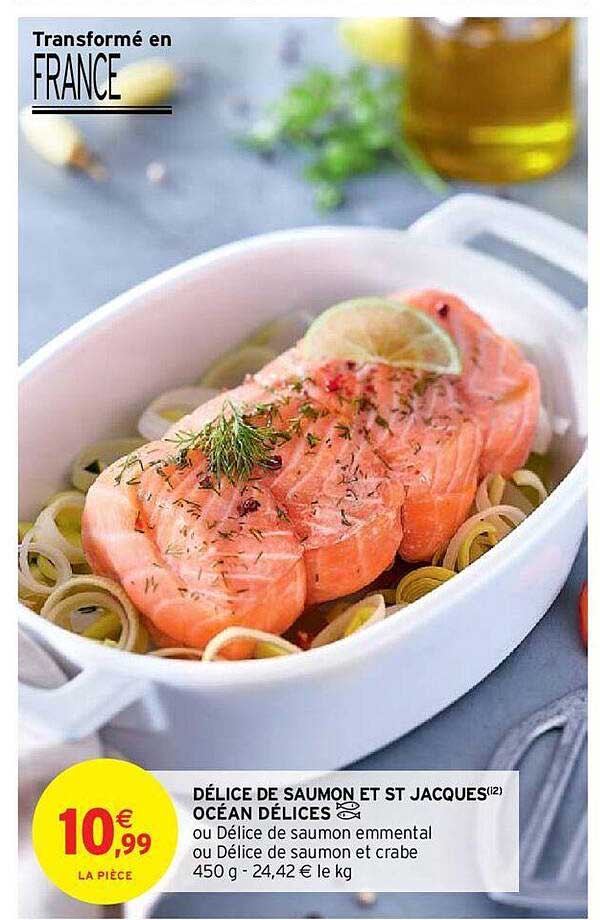 délice de saumon et st jacques océan délices