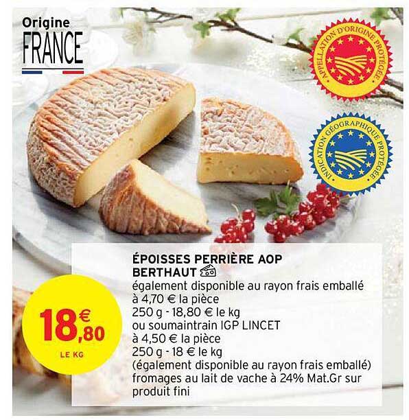 époisses perrière aop berthaut