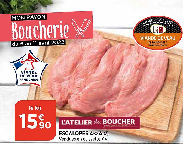 escalopes *** l'atelier du boucher