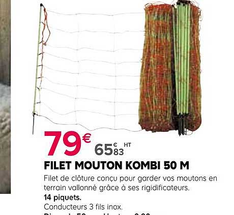 filet mouton kombi 50 m