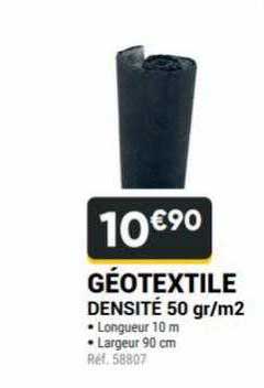 géotextile densité 50 gr-m²