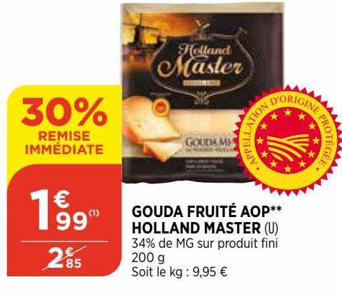 gouda fruité aop holland master