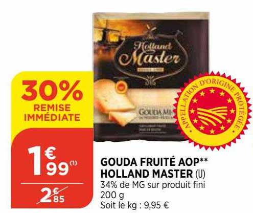 gouda fruité aop holland master