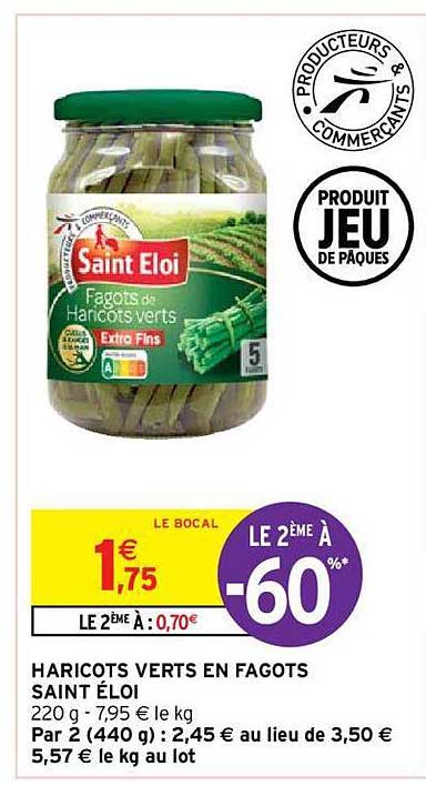 haricots verts en fagots saint éloi