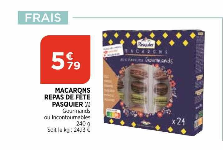 Macarons Repas De Fête Pasquier