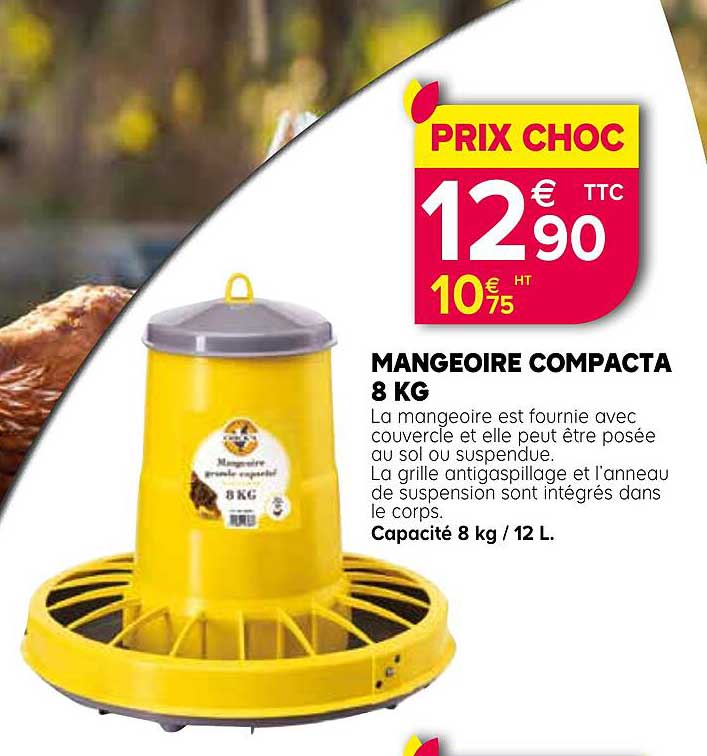 mangeoire compacta 8 kg