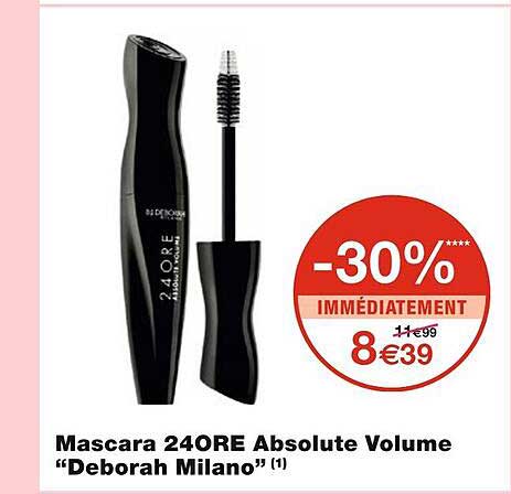 mascara 240re absolute volume "deborah milano"