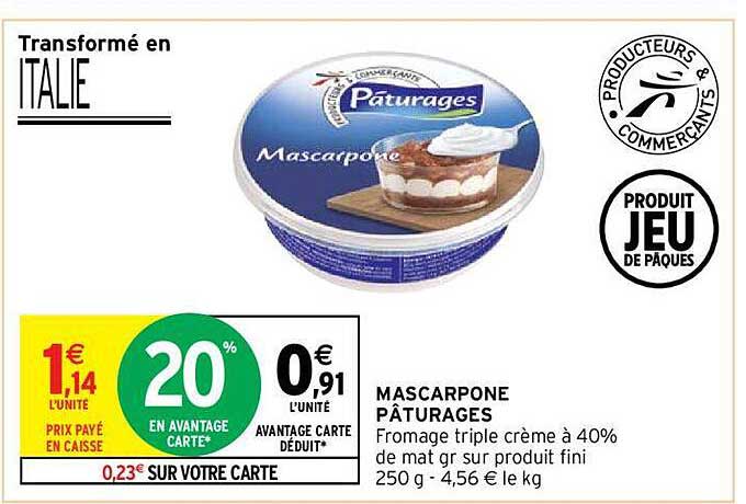 Mascarpone Pâturages