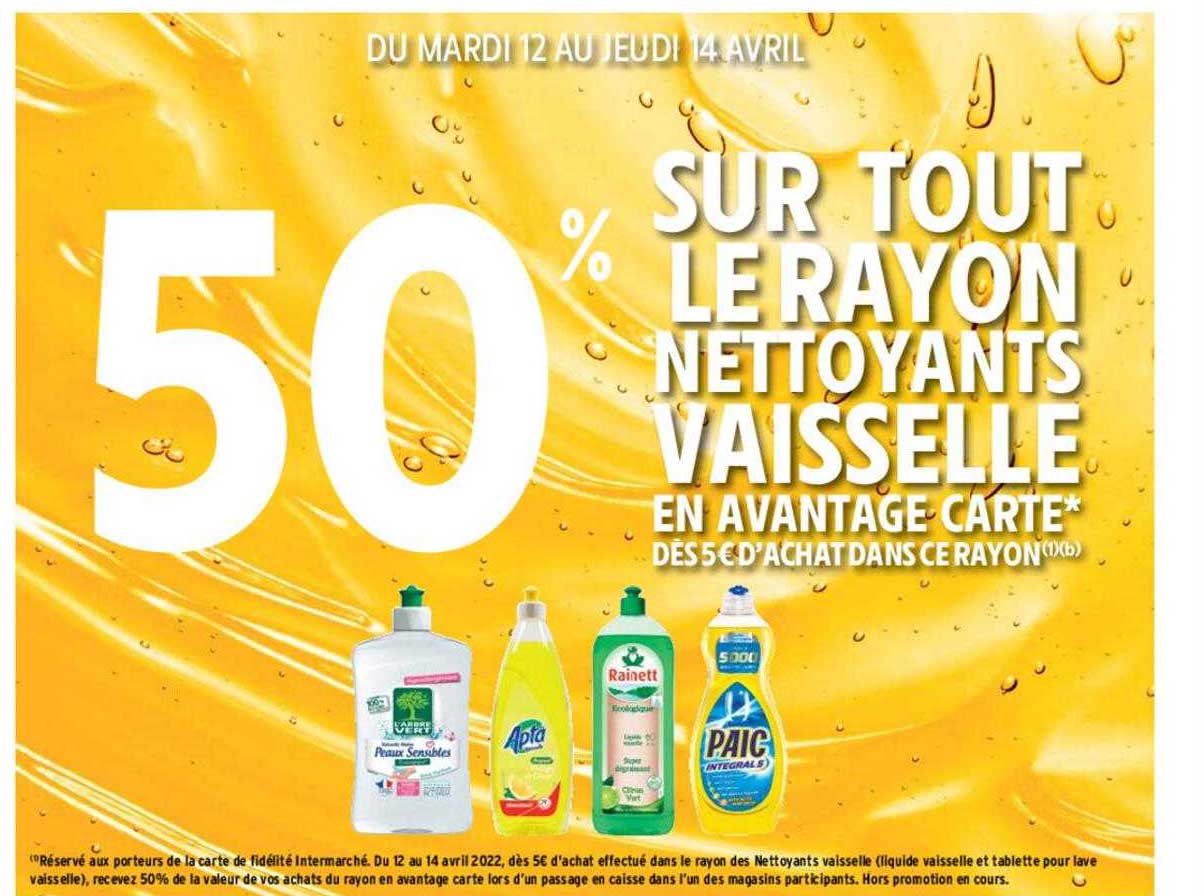 nettoyants vaisselle