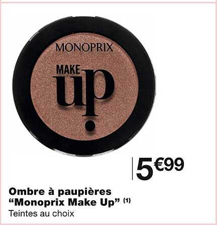 ombre à paupières "monoprix make up"