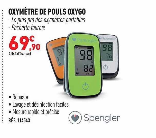 oxymètre de pouls oxygo