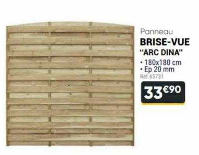 panneau brise-vue "arc dina"