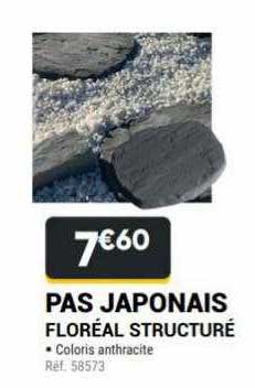 pas japonais floréal structuré