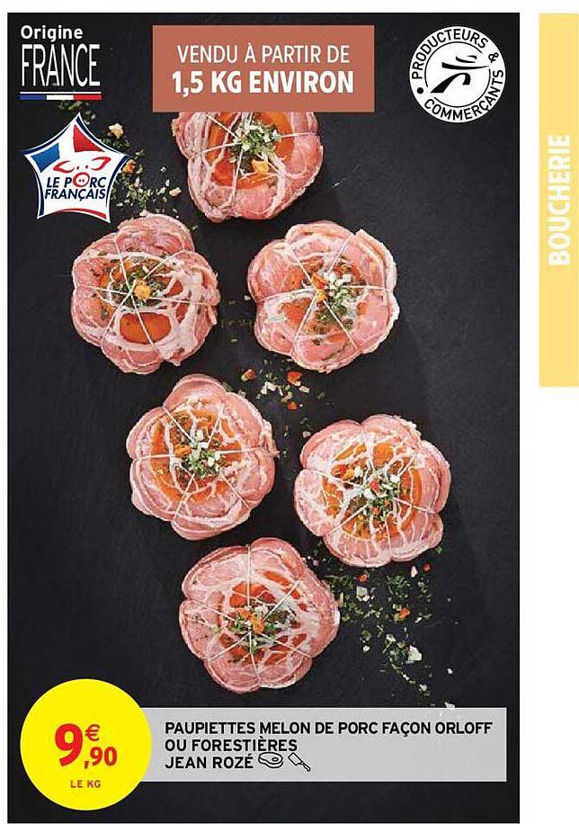 paupiettes melon de porc façon orloff ou forestières jean rozé