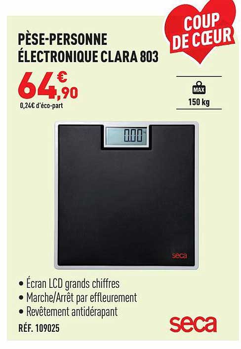 pèse-personne électronique clara 803
