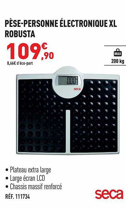 pèse-personne électronique xl robusta