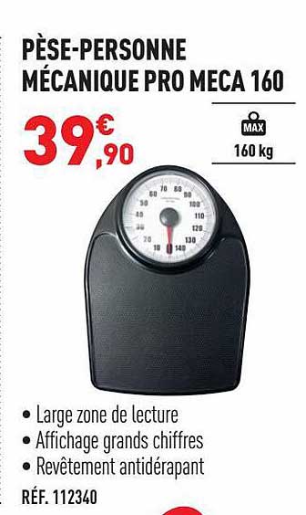 pèse-personne mécanique pro meca 160