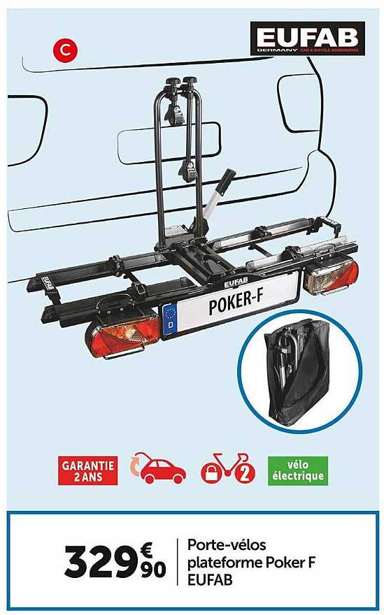 porte-vélos plateforme poker f eufab