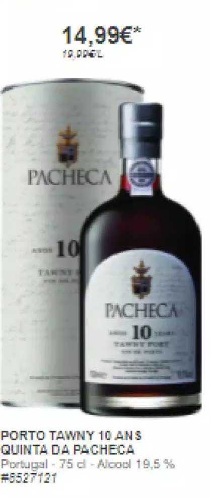 porto tawny 10 ans quinta da pacheca