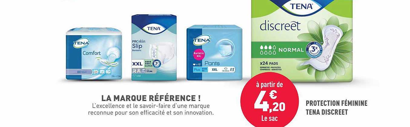 protection féminine tena discreet