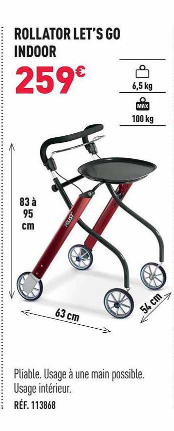 rollator let's go indoor