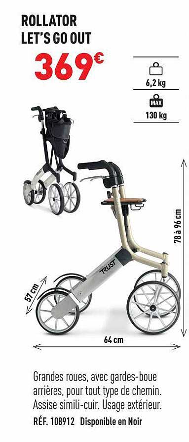 rollator let's go out