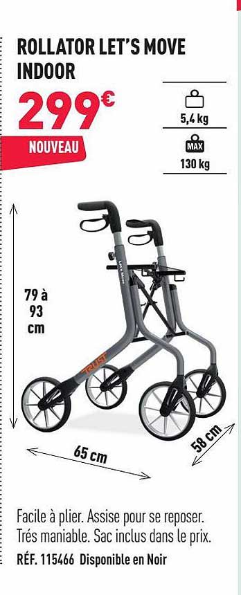 rollator let's move indoor