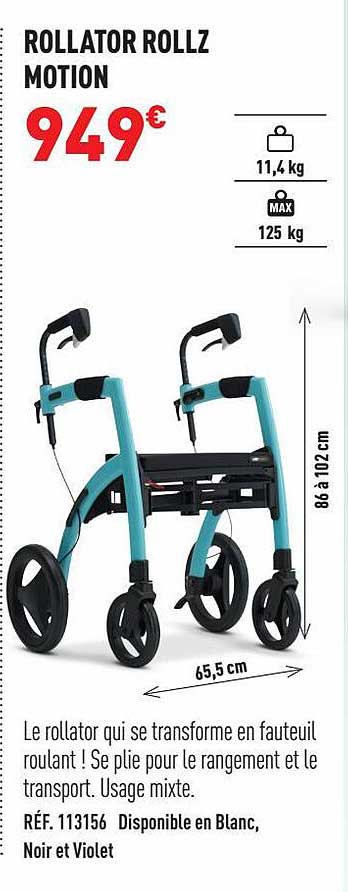rollator rollz motion