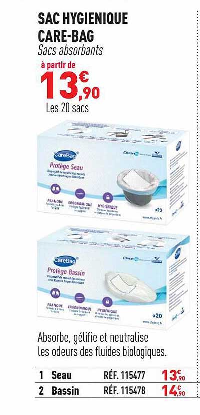sac hygiénique care-bag
