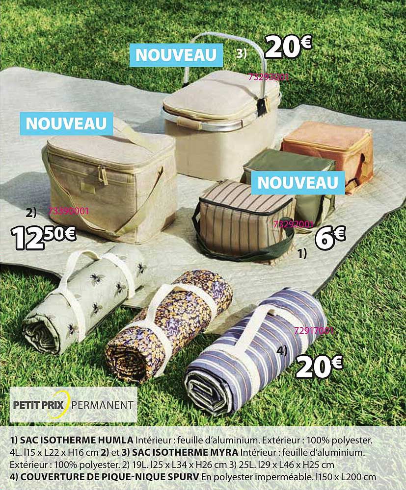 sac isotherme humla, sac isotherme myra, couverture de pique-nique spurv