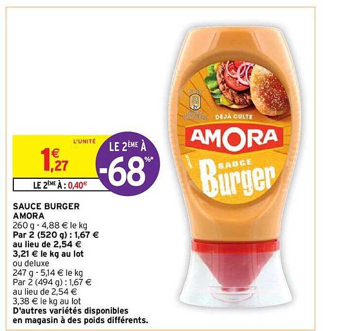 Sauce Burger Amora