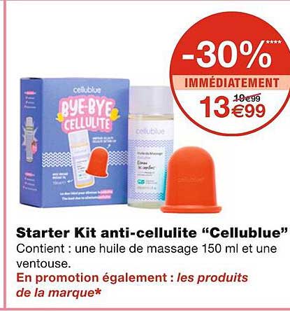 starter kit anti-cellulite "cellublue"