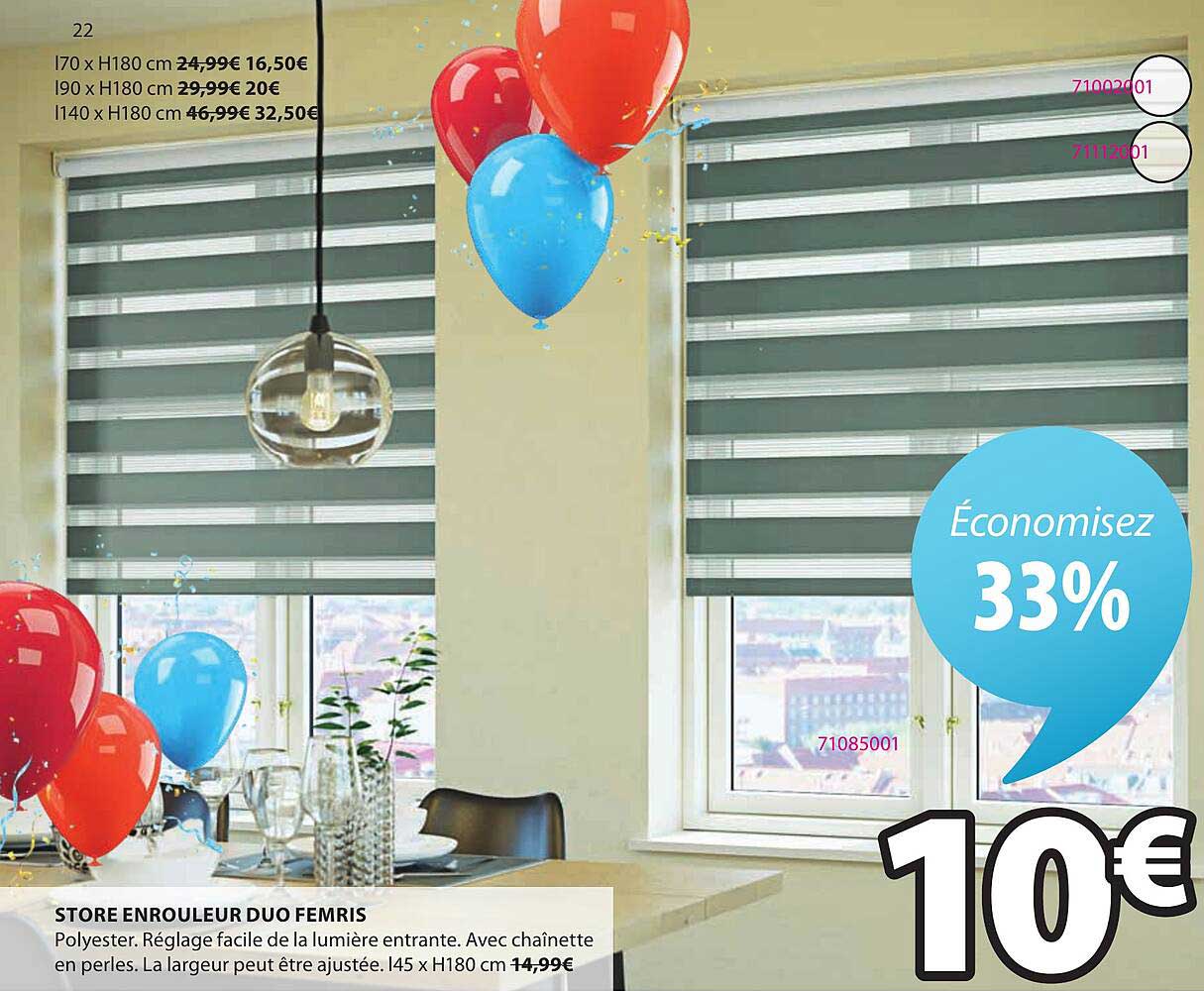 Store Enrouleur Duo Femris