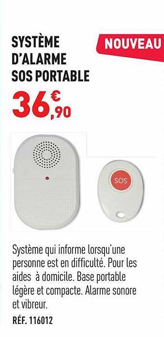 système d'alarme sos portable