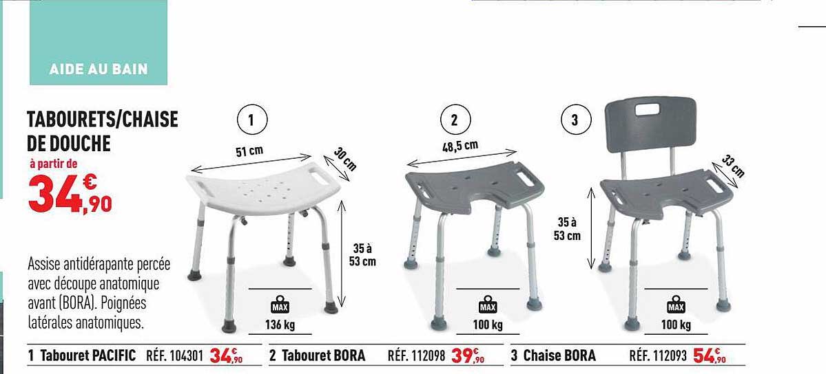 Tabourets - Chaise De Douche