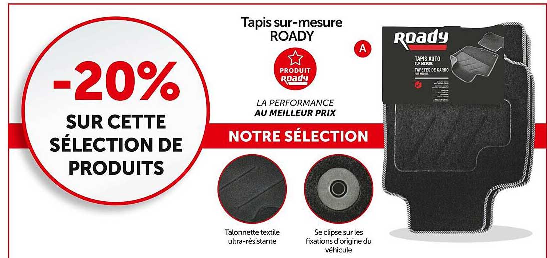 tapis sur-mesure roady