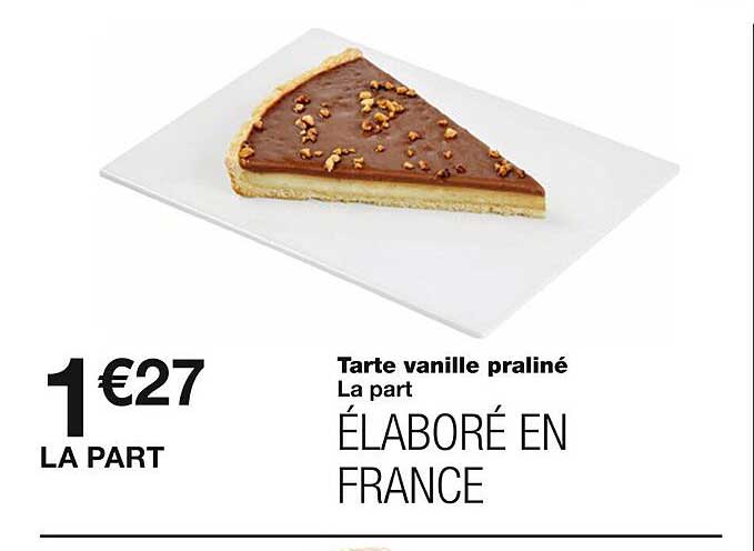 Tarte Vanille Praliné