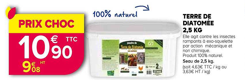 terre de diatomée 2,5 kg