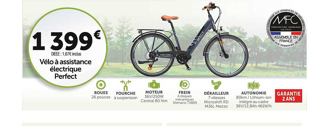vélo à assistance électrique perfect