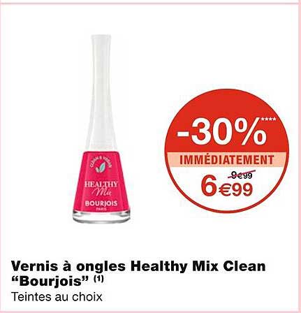 vernis à ongles healthy mix clean "bourjois"
