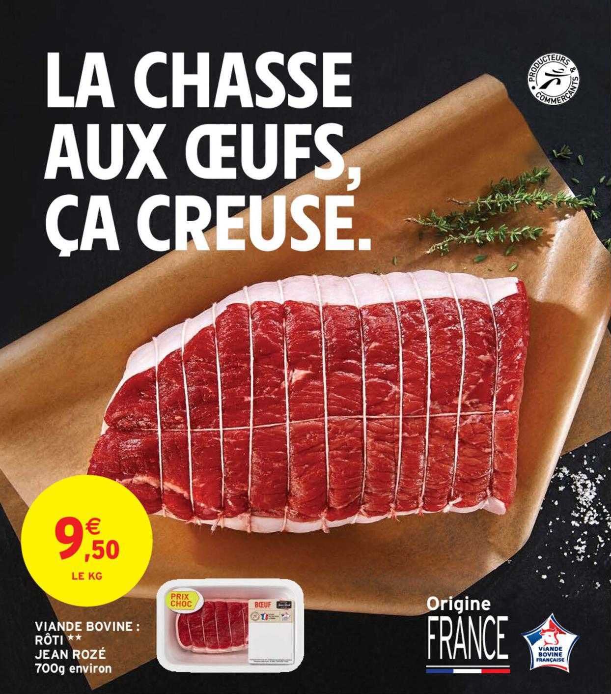 viande bovine : rôti** jean rozé