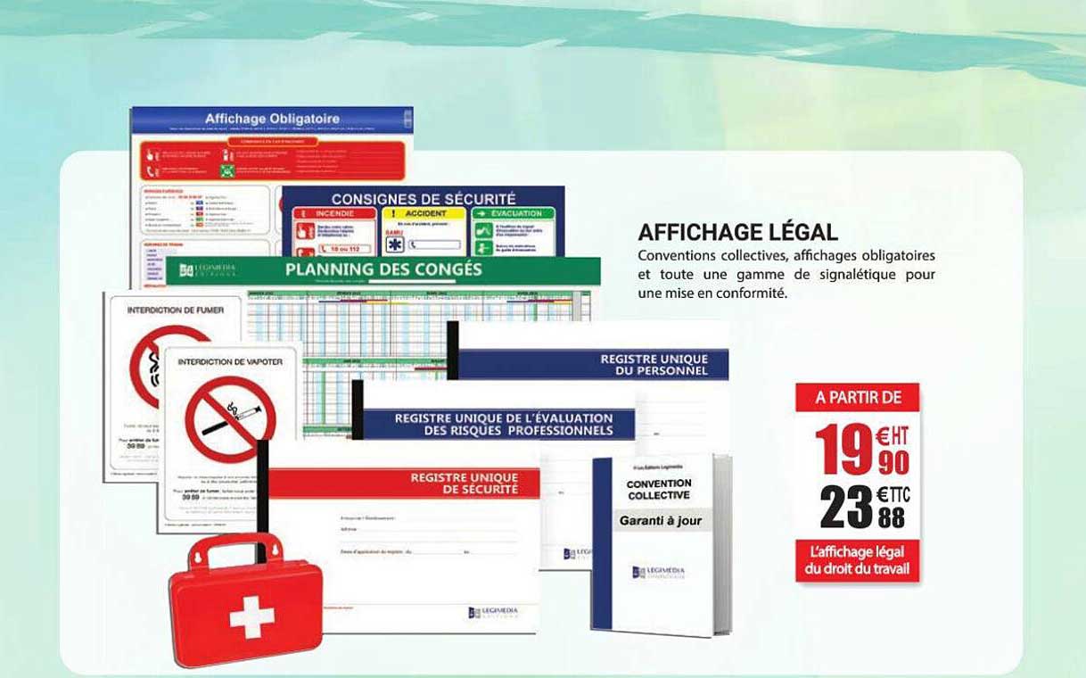 affichage légal