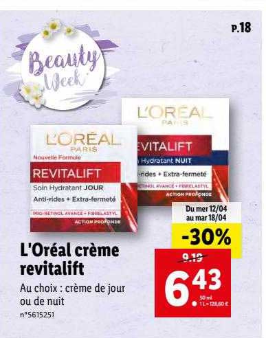 L'oréal Crème Revitalift