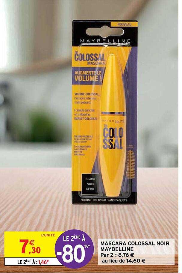 mascara colossal noir maybelline