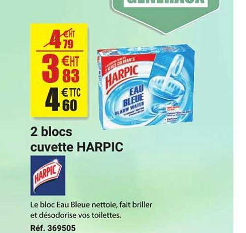 2 blocs cuvette harpic